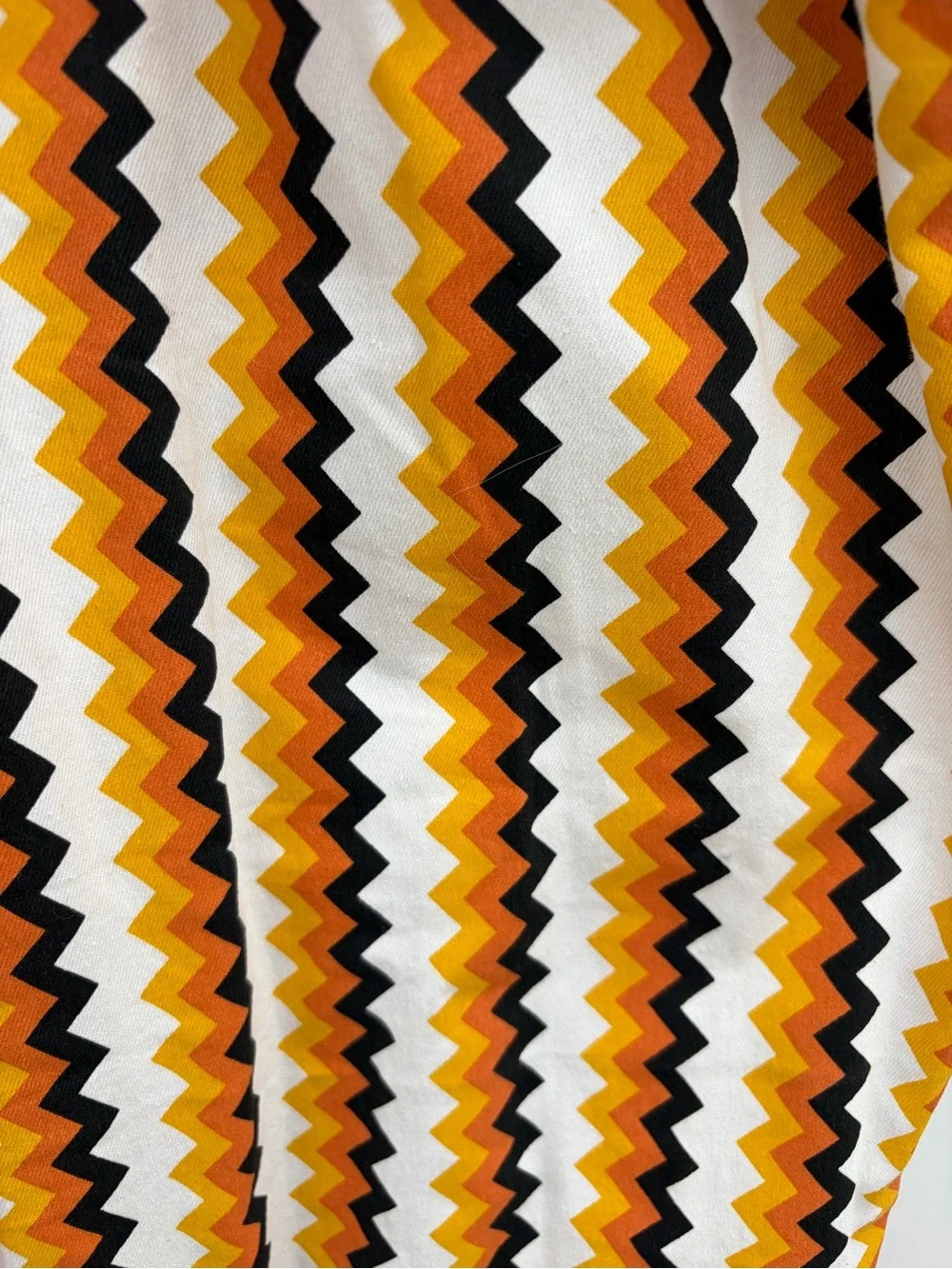 Smack Parlour Retro 1970's Chevron Belted Jumpsuit in Yellow and Brown Sz XL - Picture 5 of 9